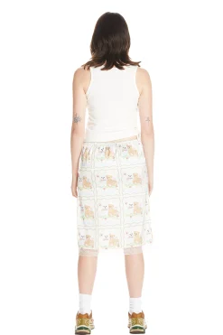 Best Friend Satin Skirt-Teddy Fresh Fashion