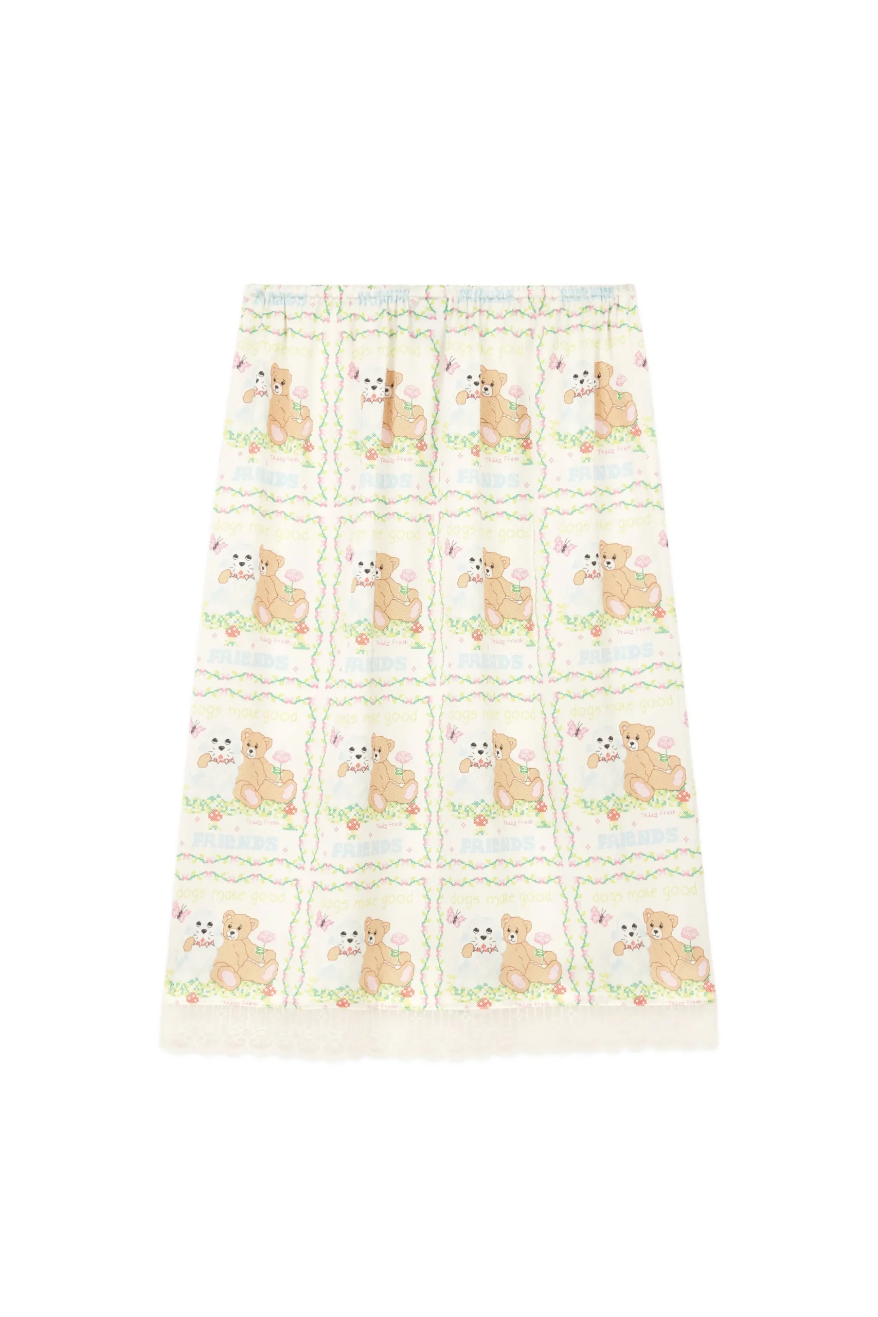 Best Friend Satin Skirt-Teddy Fresh Fashion