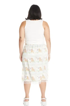 Best Friend Satin Skirt-Teddy Fresh Fashion