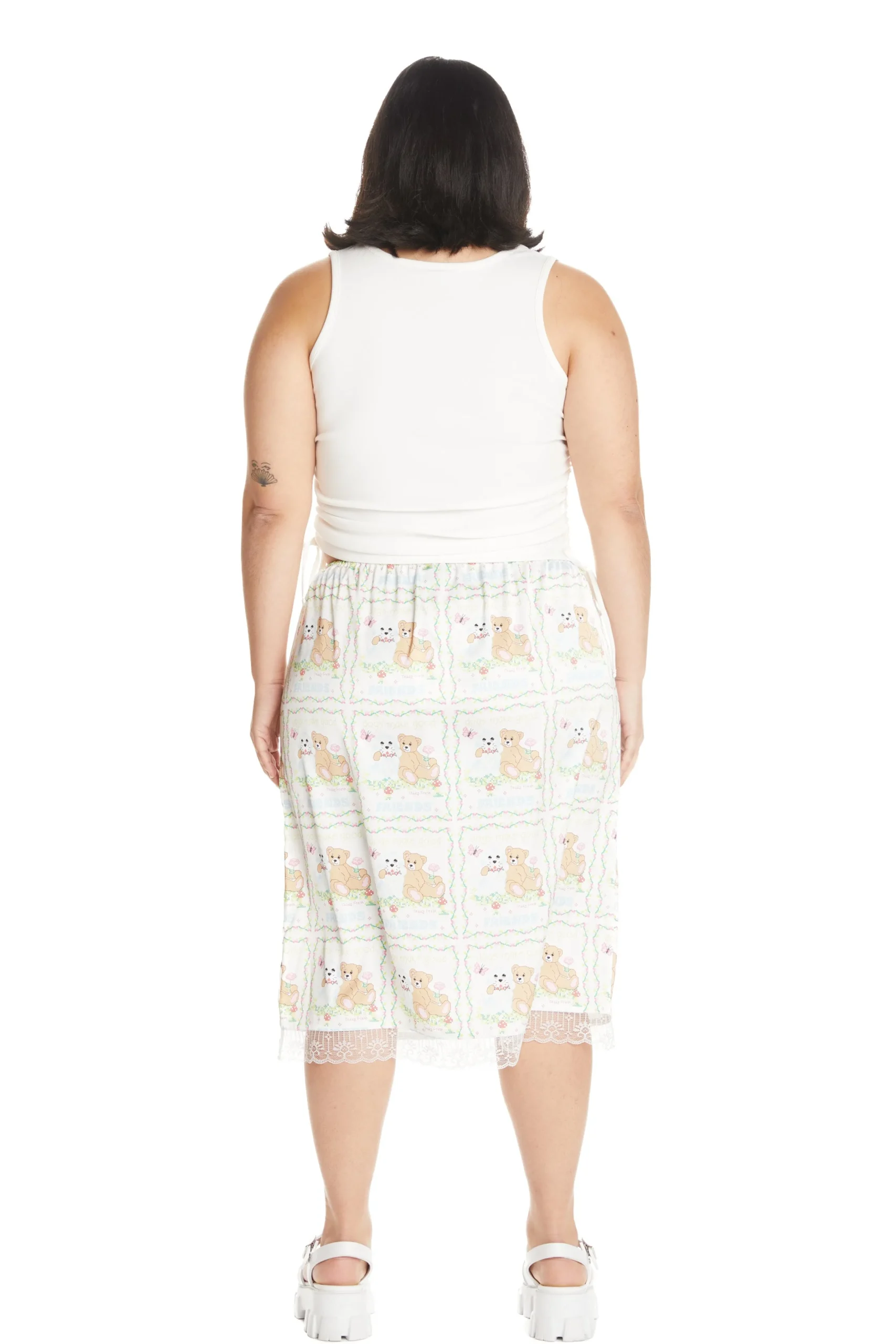 Best Friend Satin Skirt-Teddy Fresh Fashion
