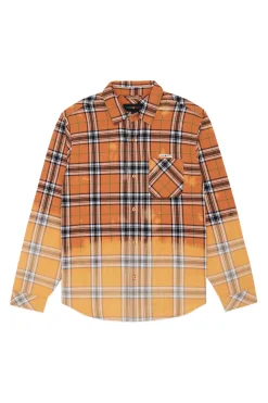 Bleached Flannel Shirt-Teddy Fresh Shop