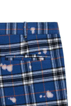 Bleached Flannel Shorts-Teddy Fresh Best