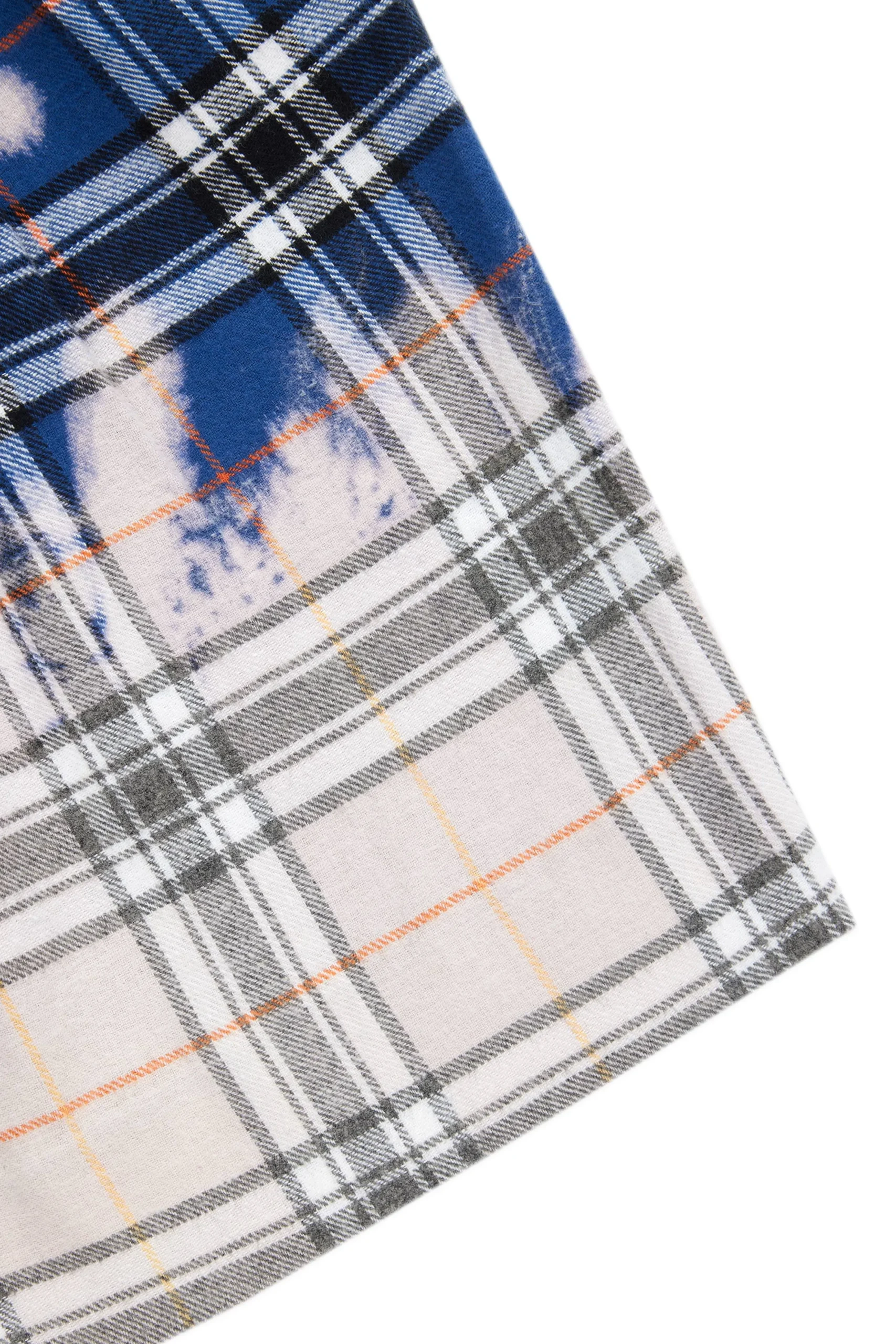 Bleached Flannel Shorts-Teddy Fresh Best