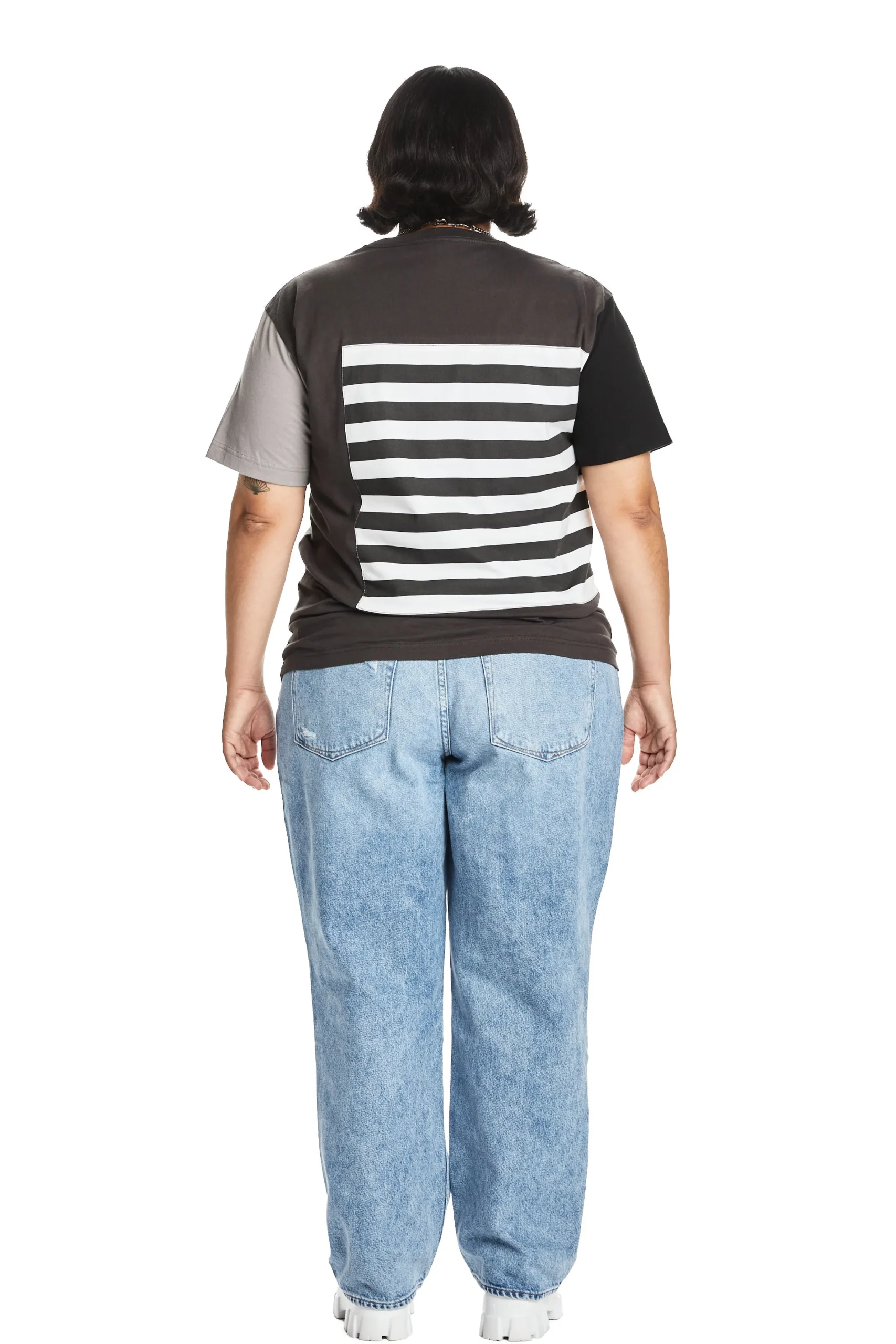 Box Paneled Tee-Teddy Fresh Store