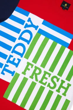 Box Paneled Tee-Teddy Fresh Store