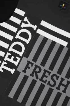 Box Paneled Tee-Teddy Fresh Store