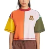 Boxy Color Block Tee-Teddy Fresh Discount