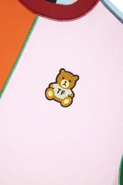 Boxy Color Block Tee-Teddy Fresh Discount