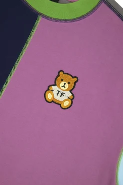 Boxy Color Block Tee-Teddy Fresh Discount