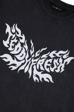 Butterfly Flames Tee-Teddy Fresh Store