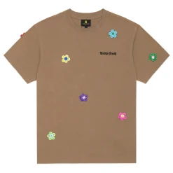 Button Flowers Tee-Teddy Fresh Best