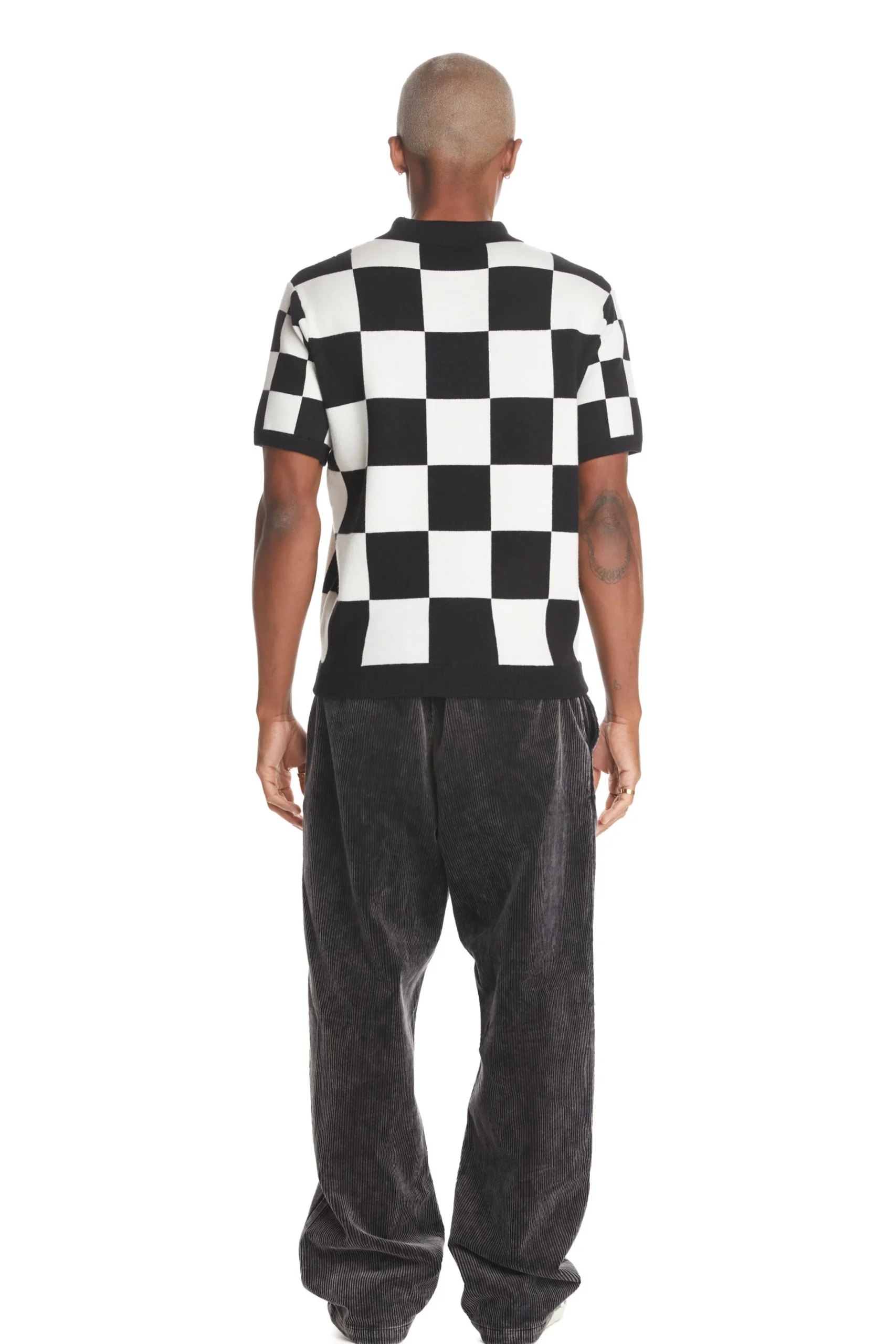 Check Clash Sweater-Teddy Fresh Discount