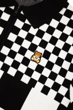 Check Clash Sweater-Teddy Fresh Discount