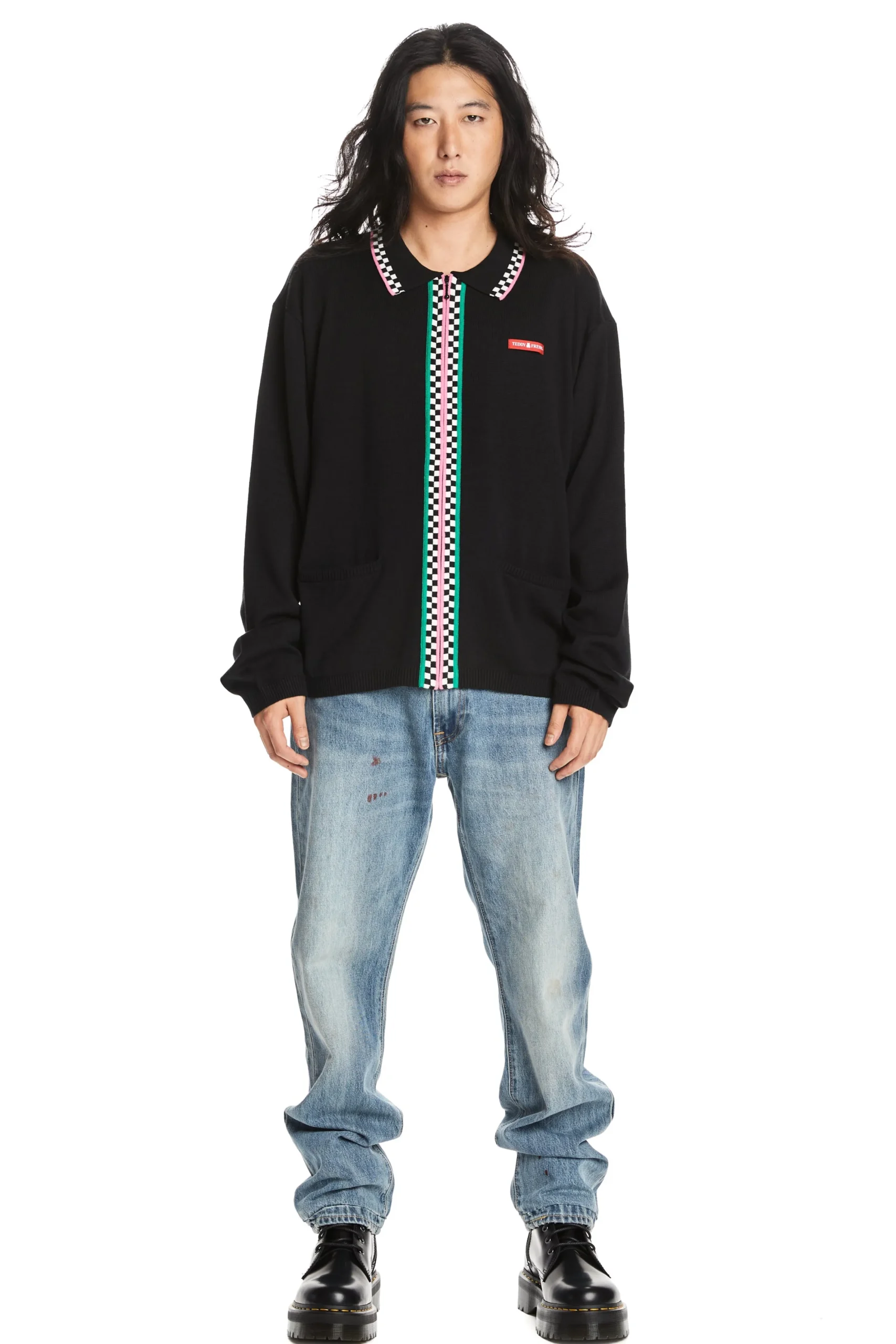 Classy Zip Up Sweater Cardigan-Teddy Fresh Fashion
