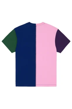 Color Block Split Tee-Teddy Fresh Best