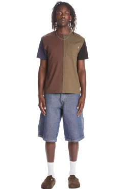 Color Block Split Tee-Teddy Fresh Best