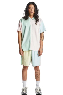 Color Block Terry Shirt-Teddy Fresh Best