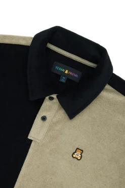 Color Block Terry Shirt-Teddy Fresh Best