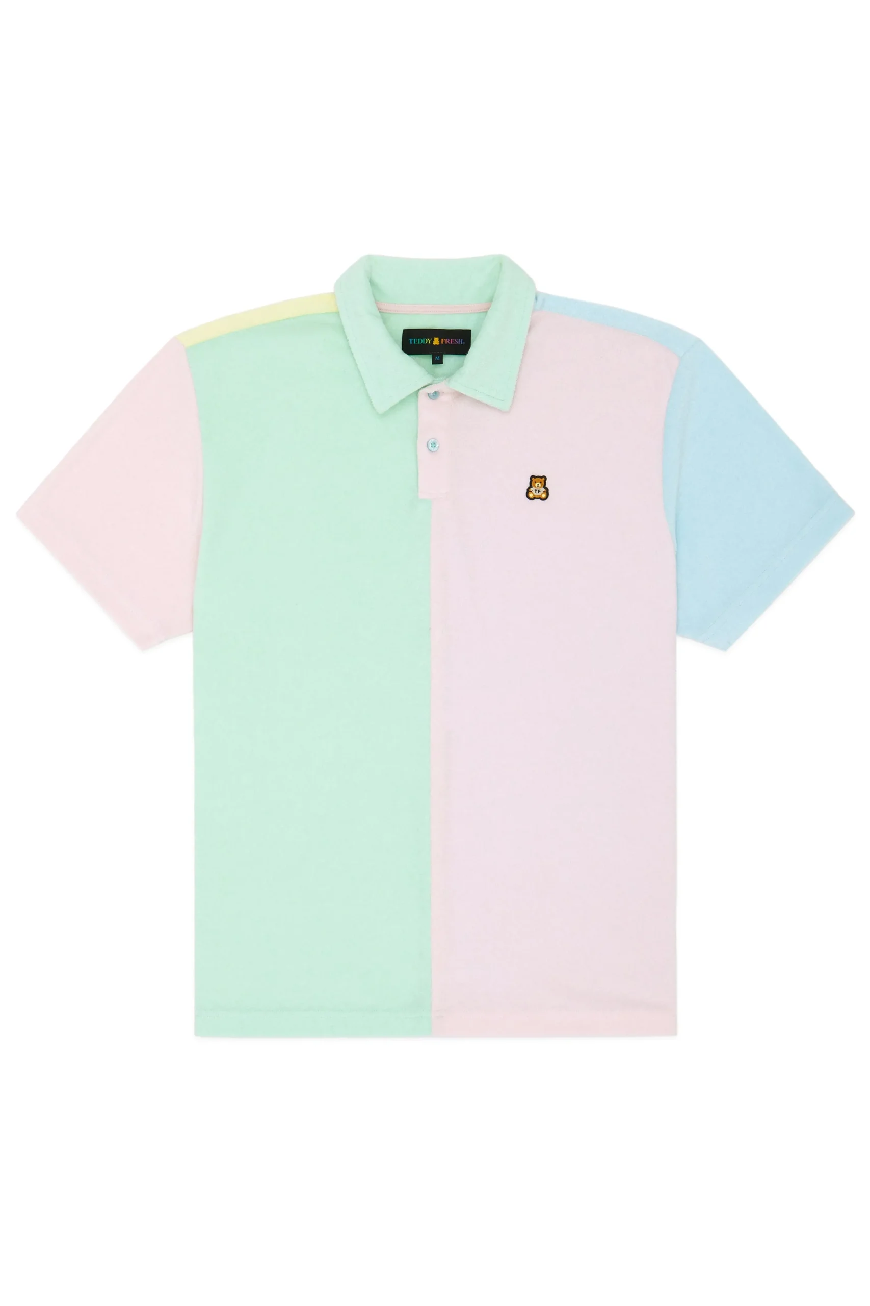 Color Block Terry Shirt-Teddy Fresh Best