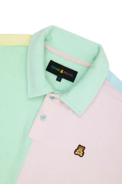 Color Block Terry Shirt-Teddy Fresh Best