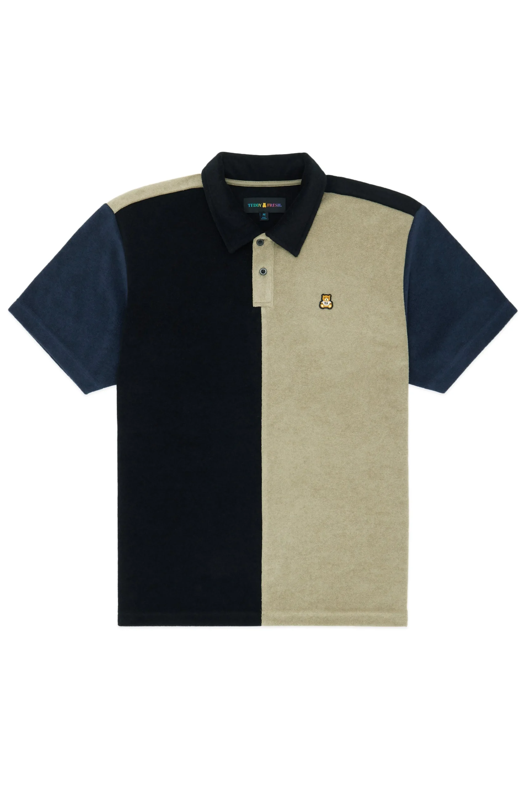 Color Block Terry Shirt-Teddy Fresh Best