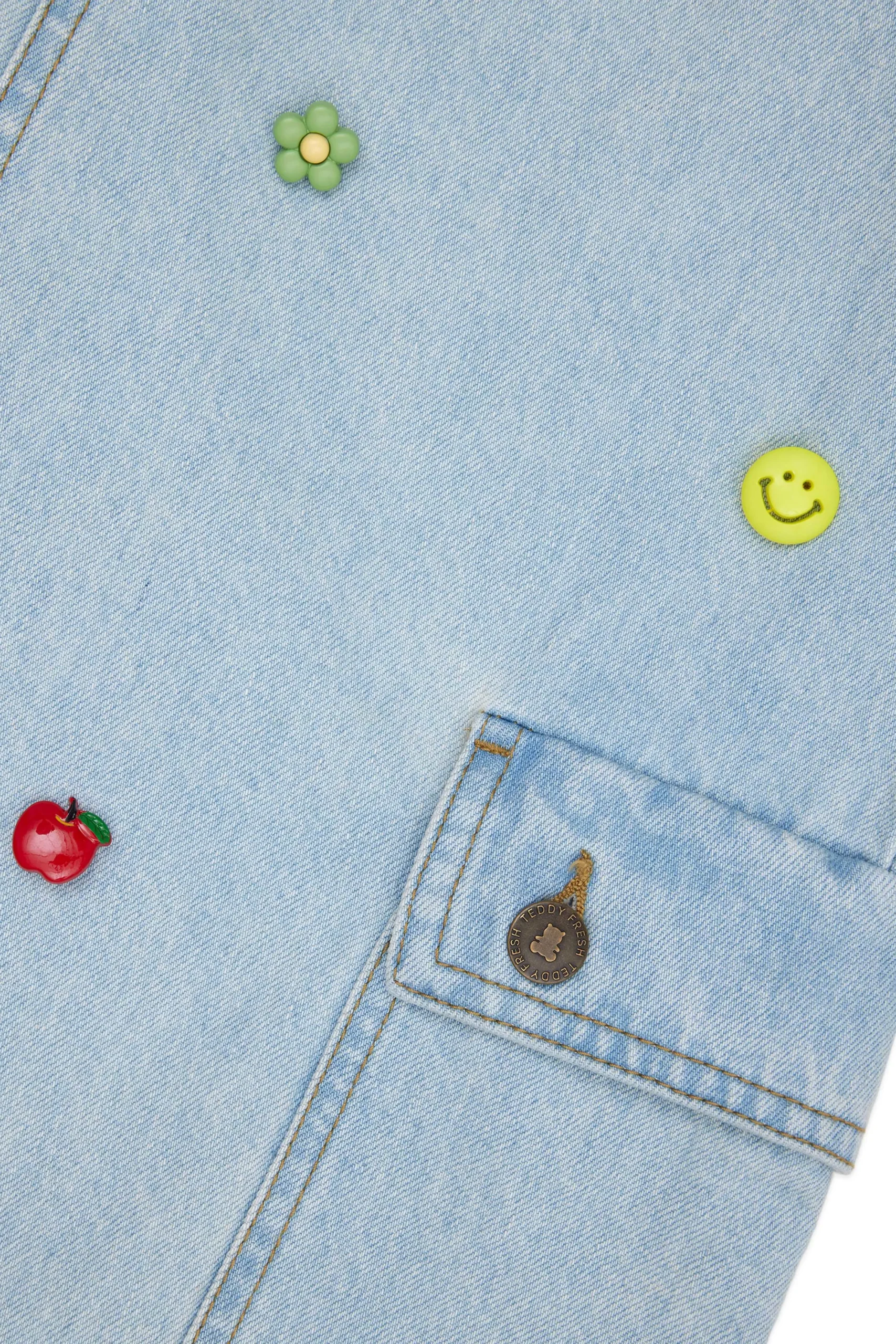 Denim Cargo Skirt-Teddy Fresh Best Sale