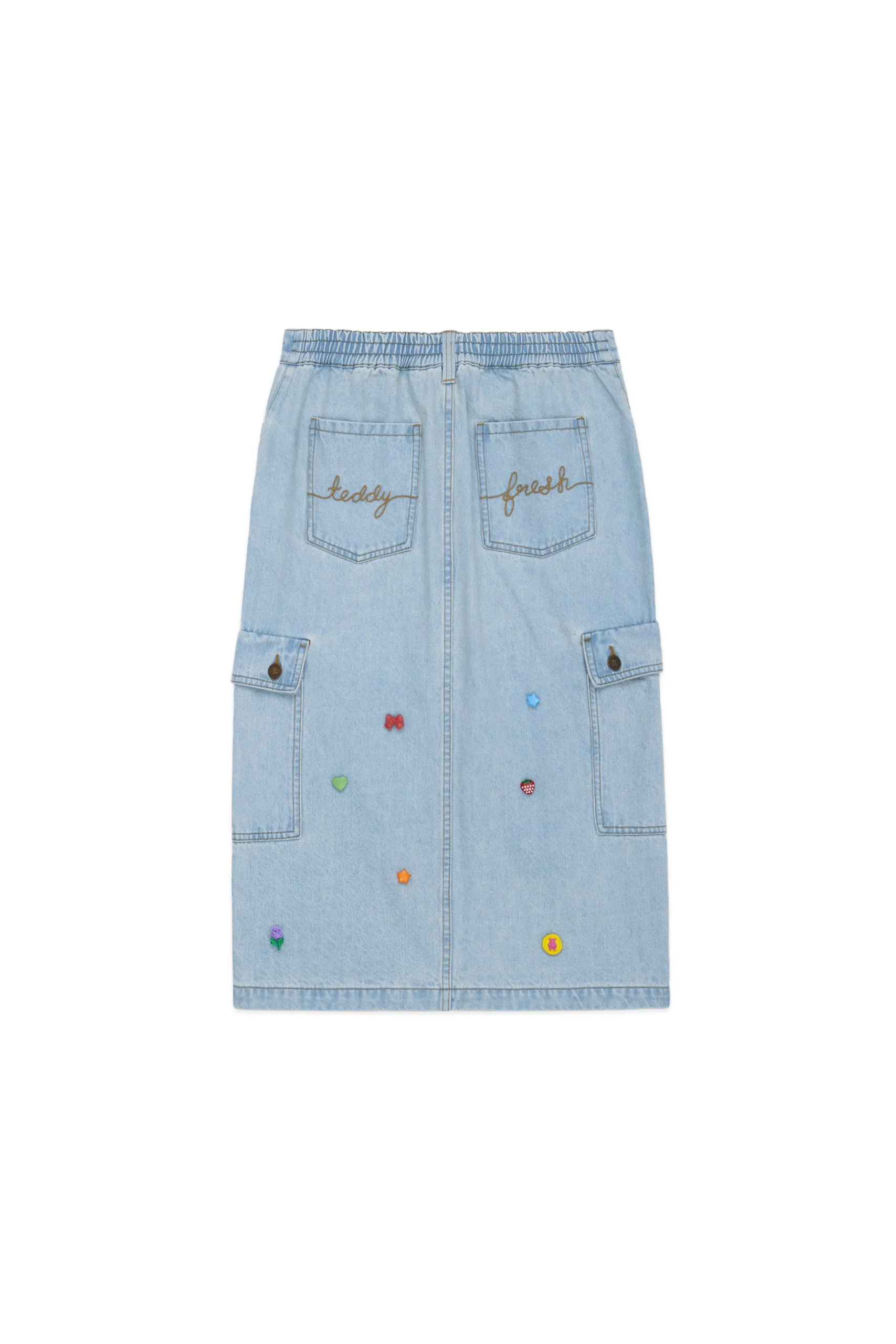 Denim Cargo Skirt-Teddy Fresh Best Sale