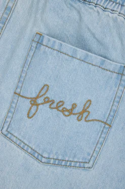 Denim Cargo Skirt-Teddy Fresh Best Sale