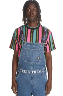 Double Collar Stripe Tee-Teddy Fresh Outlet