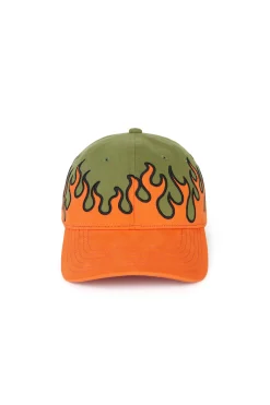Flames Dad Hat-Teddy Fresh Flash Sale