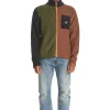 Full Zip Color Block Sweater-Teddy Fresh Best Sale
