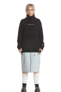 Fuzzy Oversized Turtleneck-Teddy Fresh Flash Sale