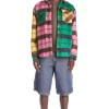 Fuzzy Plaid Snap Shacket-Teddy Fresh New