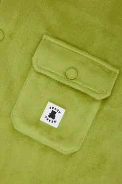 Fuzzy Snap Shirt-Teddy Fresh Online