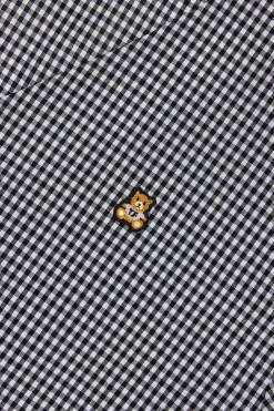 Gingham Button Dress-Teddy Fresh New