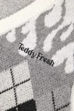 scale Flames Sweater Vest-Teddy Fresh Best Sale