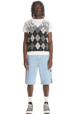 scale Flames Sweater Vest-Teddy Fresh Best Sale