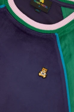 Heritage Velour Crewneck-Teddy Fresh Flash Sale