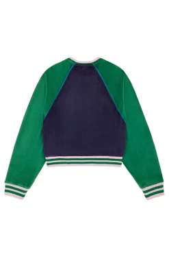 Heritage Velour Crewneck-Teddy Fresh Flash Sale