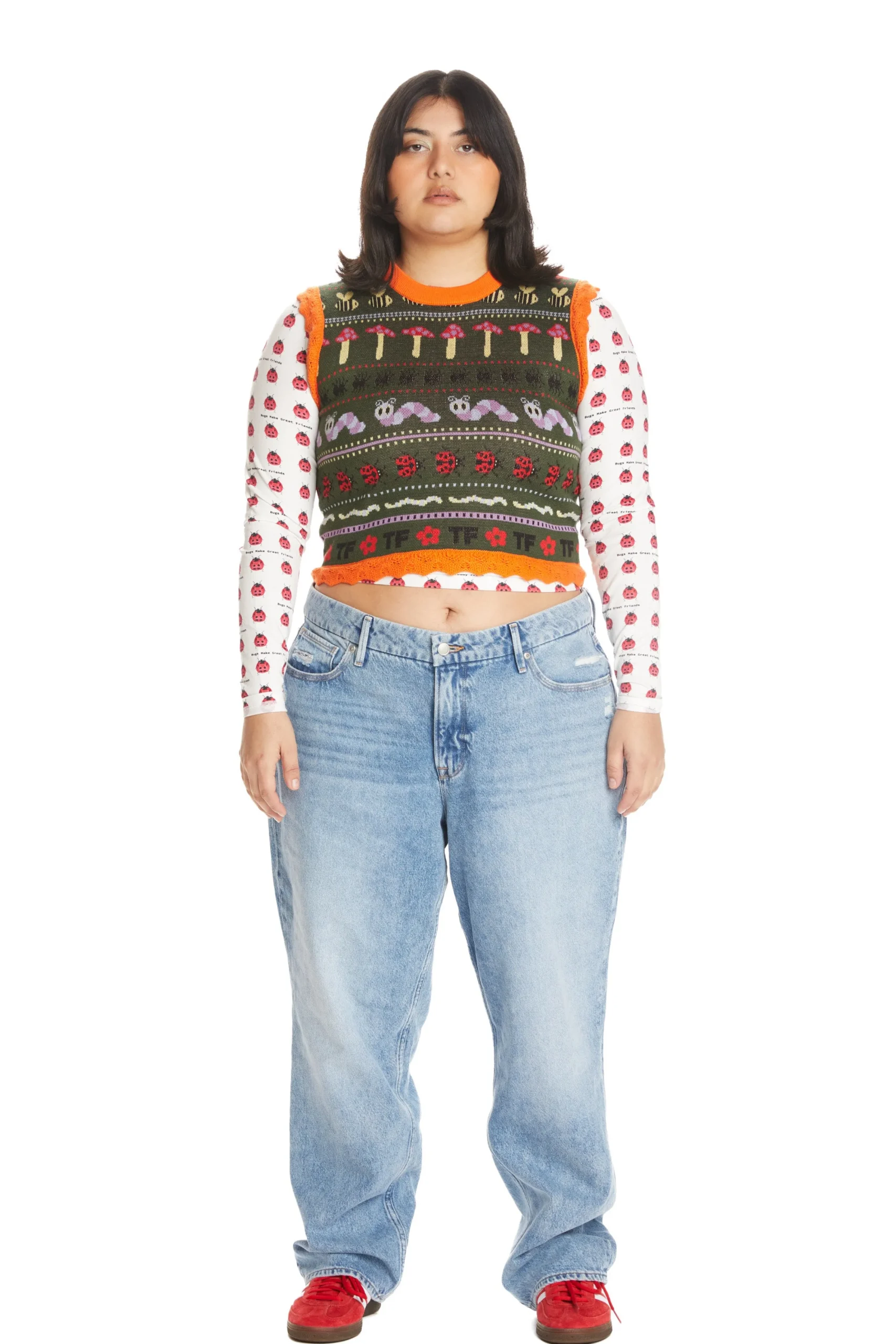 In The Garden Sweater Vest-Teddy Fresh Clearance