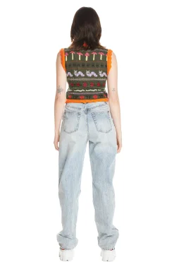 In The Garden Sweater Vest-Teddy Fresh Clearance