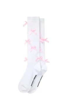 Knee High Bow Socks-Teddy Fresh New