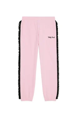 Lace Trim Sweatpants-Teddy Fresh Clearance