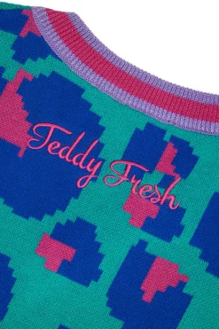 Leopard Sweater Vest-Teddy Fresh Discount