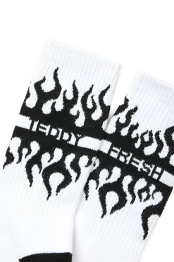 Mirrored Flame Socks - 3 Pack-Teddy Fresh Hot