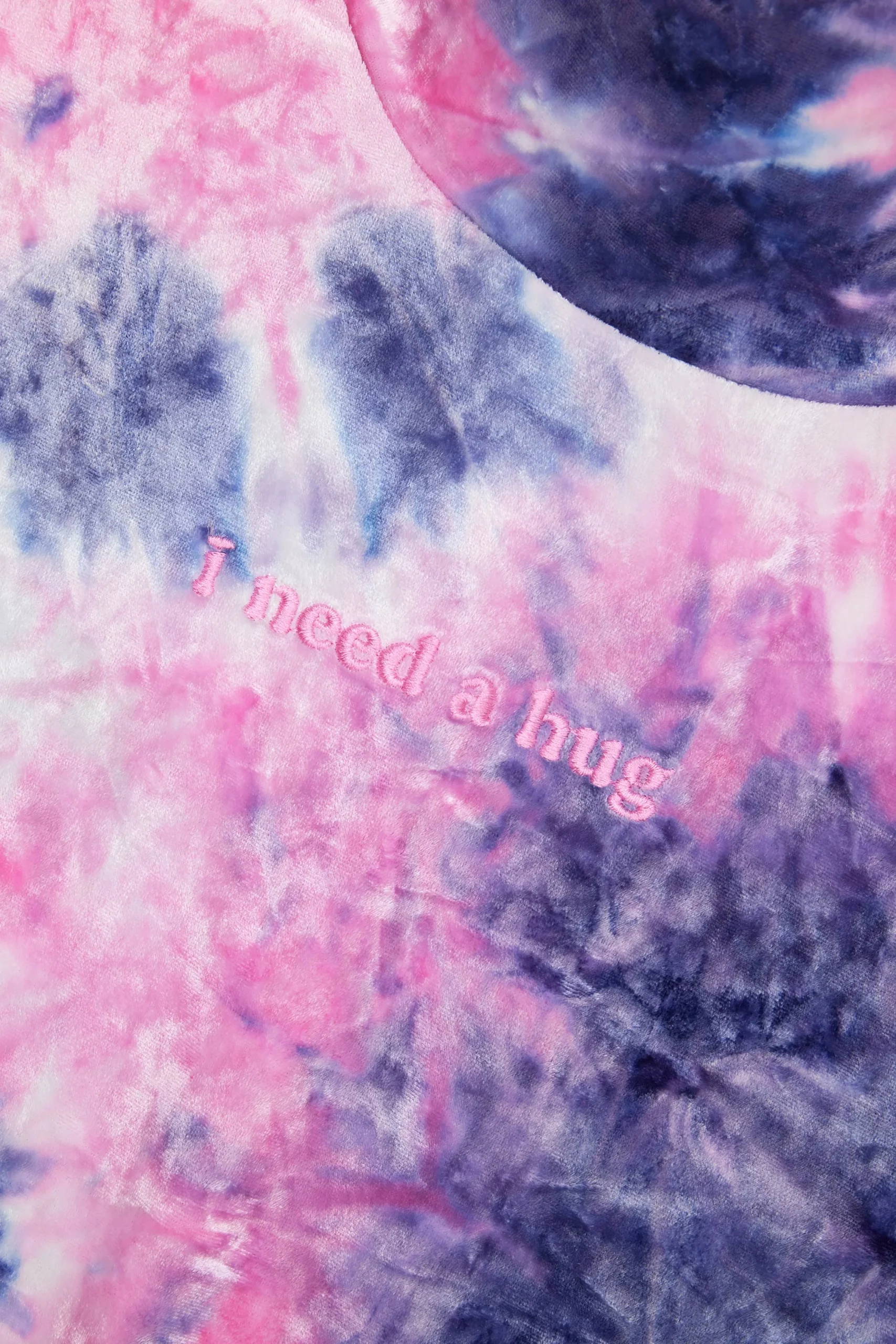 Need A Hug Velour High Neck Top-Teddy Fresh Clearance