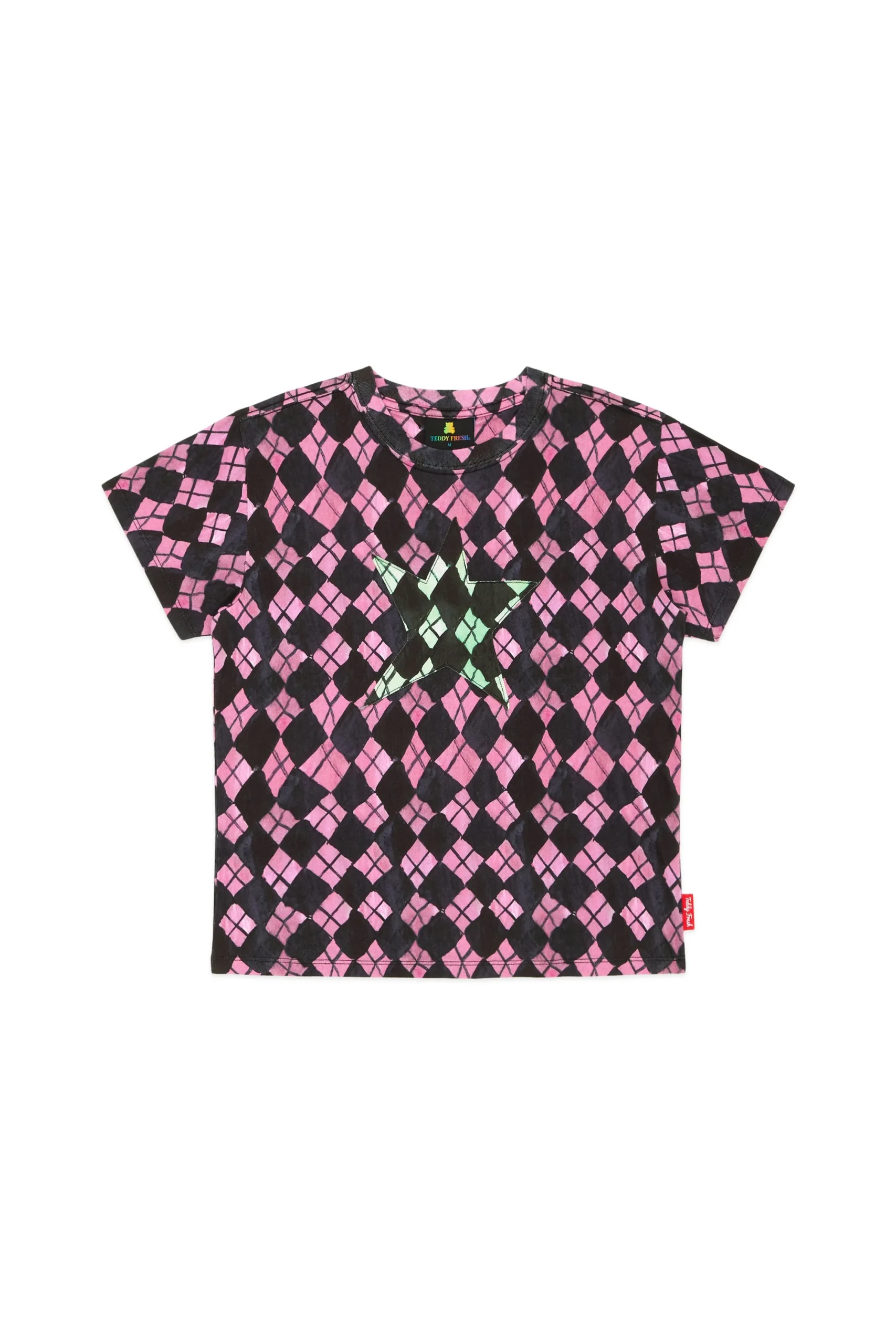Painted Argyle Tee-Teddy Fresh Best
