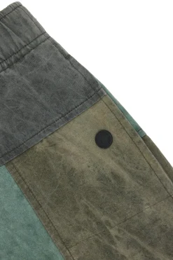 Pieced Together Shorts-Teddy Fresh Cheap