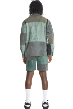 Pieced Together Shorts-Teddy Fresh Cheap