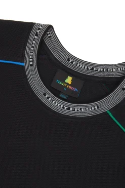 Pique Piping Tee-Teddy Fresh Best